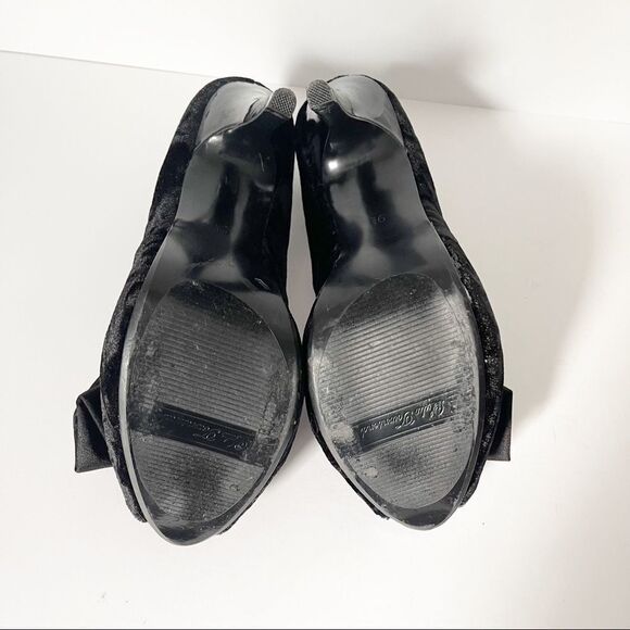 Black Velvet  LuLu Townsend Stiletto Heels - Picture 7 of 7